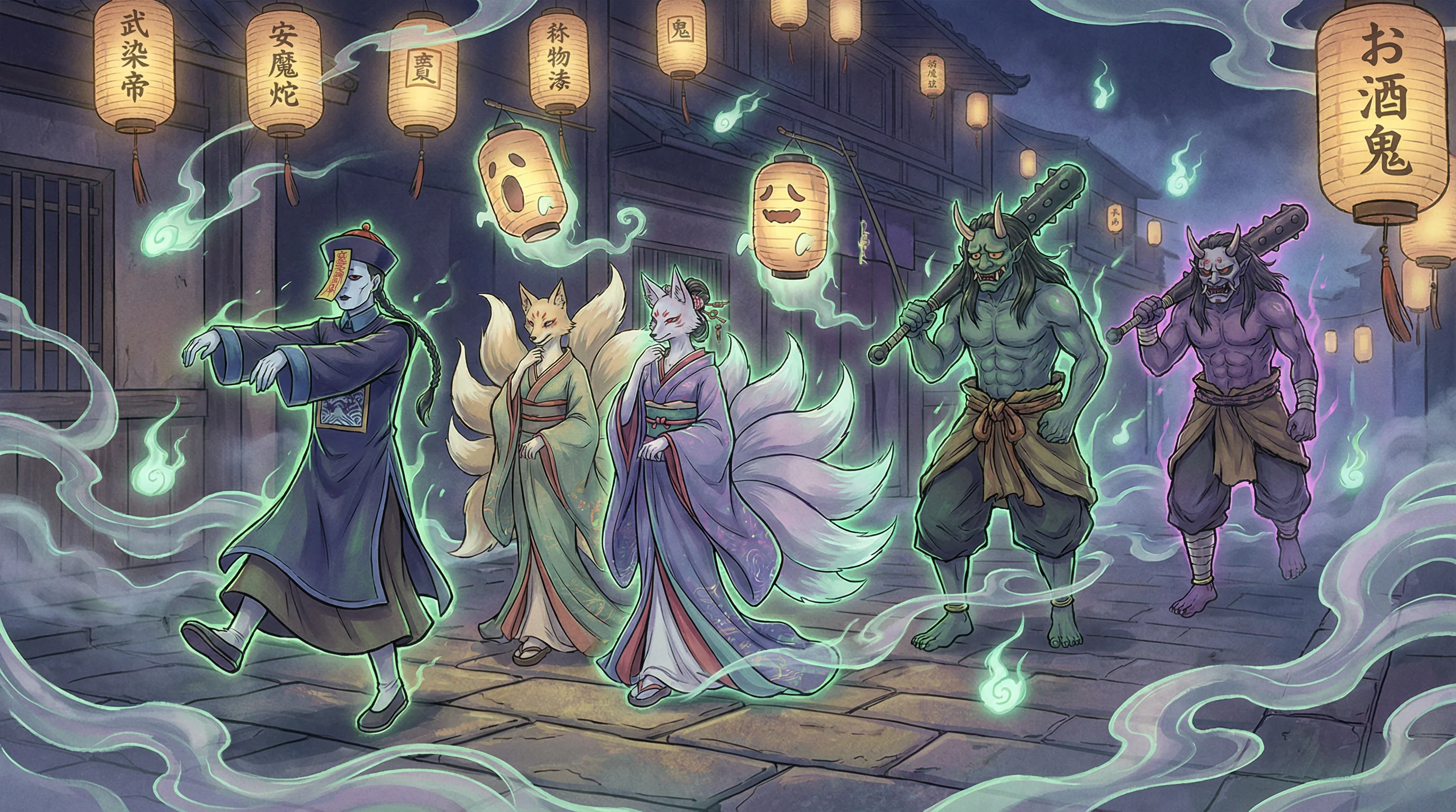 百鬼夜行 - 林弯弯 中日鬼怪动漫